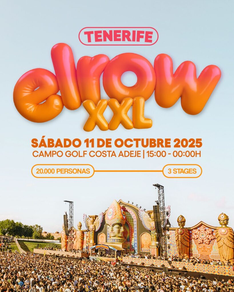 Vive la experiencia visual de Hallucinarium en elrow XXL Tenerife, Campo de Golf Costa Adeje.