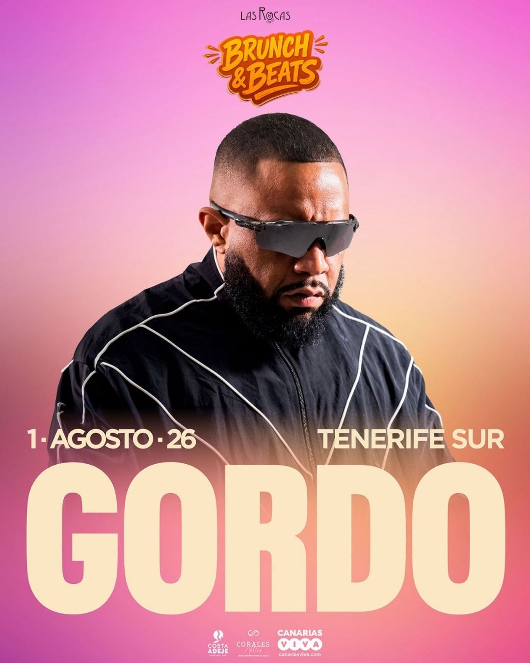 Cartel oficial de GORDO en Brunch & Beats